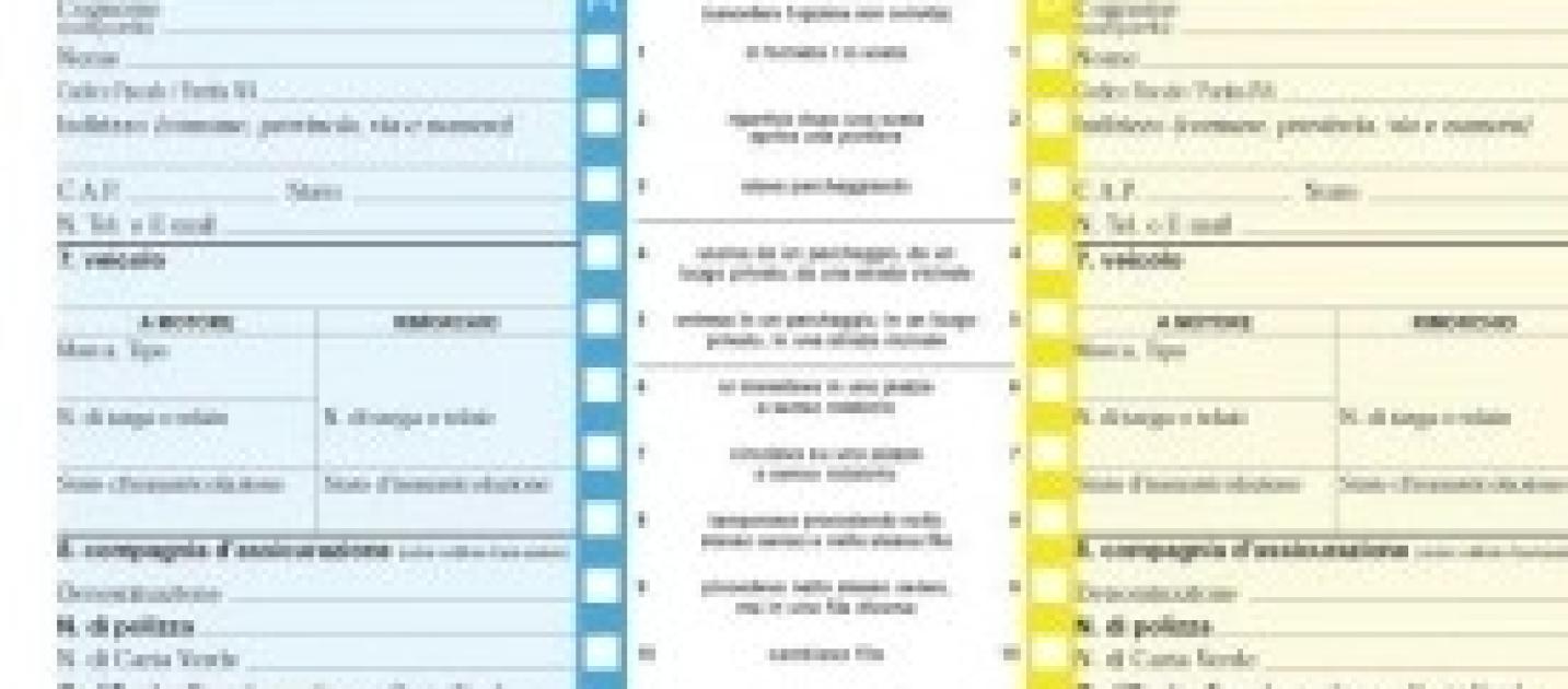 Modulo Di Constatazione Amichevole, Consigli Per La Compilazione