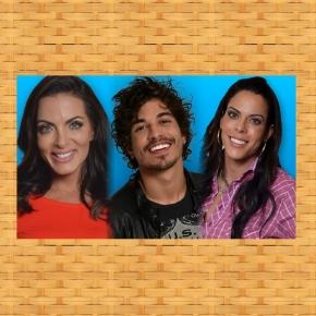 Carla, Douglas e Rebeca estão na roça da Fazenda 8