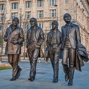 Beatles' anniversary marked by new bronze statue