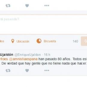 Enrique Ujaldón respondiendo a @ElPajaritoes