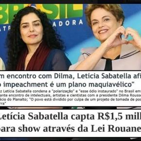 Letícia Sabatella captou R$ 1,5 milhão