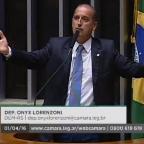Onyx denunciou o uso de dinheiro público para 'comprar' artistas e manifestantes
