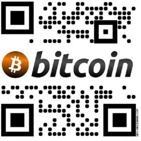 Exemplo de QR-code para Bitcoin