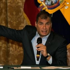 Rafael Correa, presidente do Equador