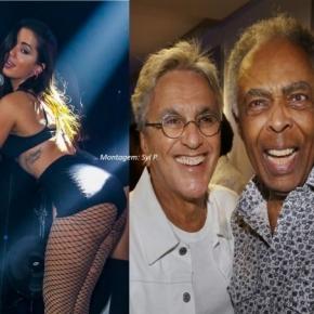 Anitta, Caetano e Gilberto participarão da abertura dos jogos