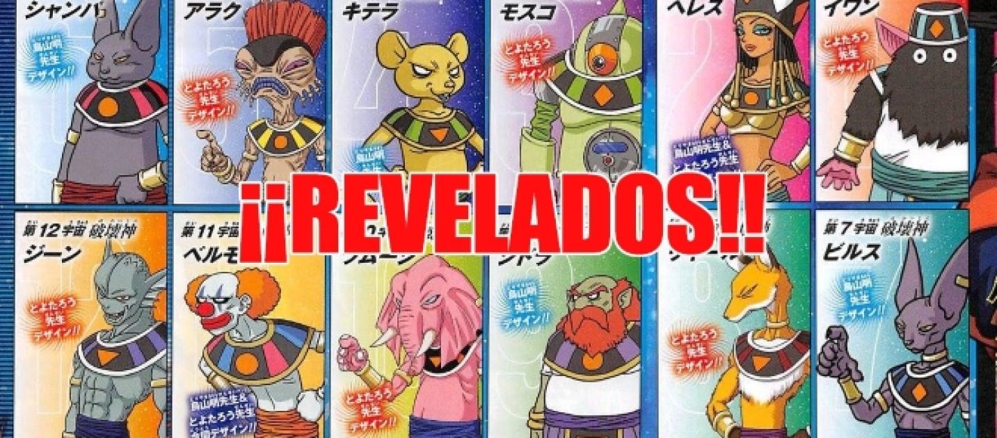 Dragon Ball Super: Identidad Revelada De Los 12 Dioses De La Destrucción