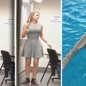 Beleza de professora de matemática arranca suspiros de seus alunos.