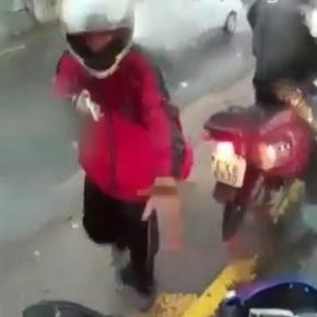 Homem tenta roubar motocicleta e dispara contra casal que foge