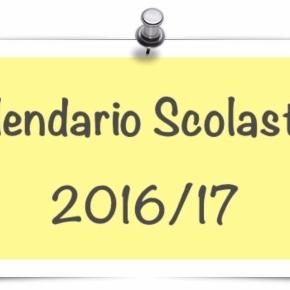 Scuola - calendario 2016/2017 : Pasqua - ponti 25 aprile - 1° maggio - 2/6 e chiusura