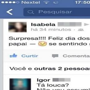 Namorada surpreende jovem ao dizer que está grávida pelo Facebook